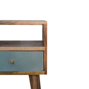 Aluna Mini Duck Egg Painted Nightstand