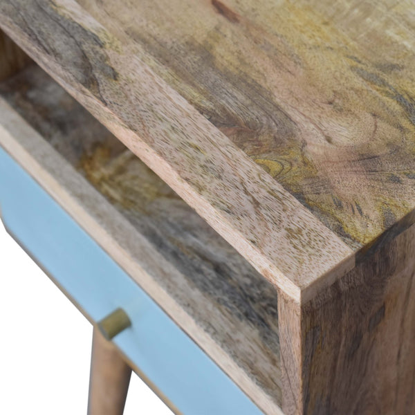 Aluna Mini Duck Egg Painted Nightstand