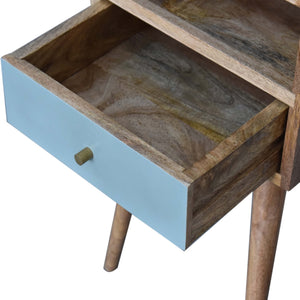 Aluna Mini Duck Egg Painted Nightstand