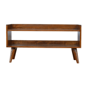 Aluna Chestnut Nordic Storage Bench