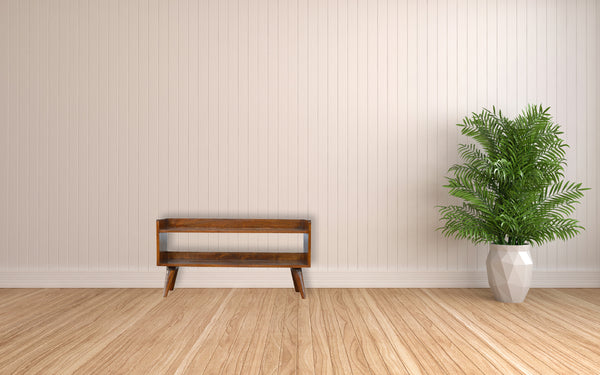Aluna Chestnut Nordic Storage Bench