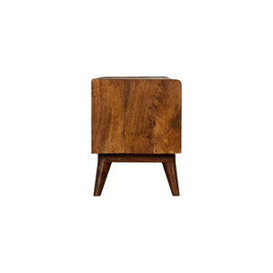 Aluna Mud Linen Nordic Storage Bench