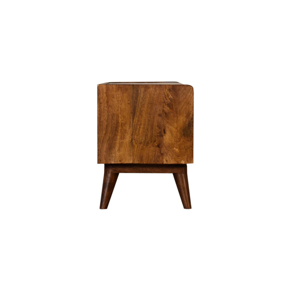Aluna Mud Linen Nordic Storage Bench