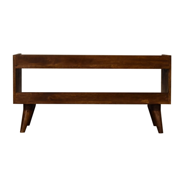 Aluna Mud Linen Nordic Storage Bench
