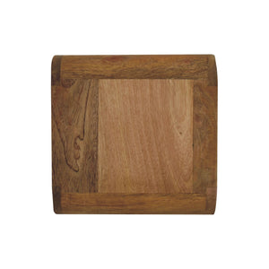 Aluna Mini Curve Oakish Floating Nightstand