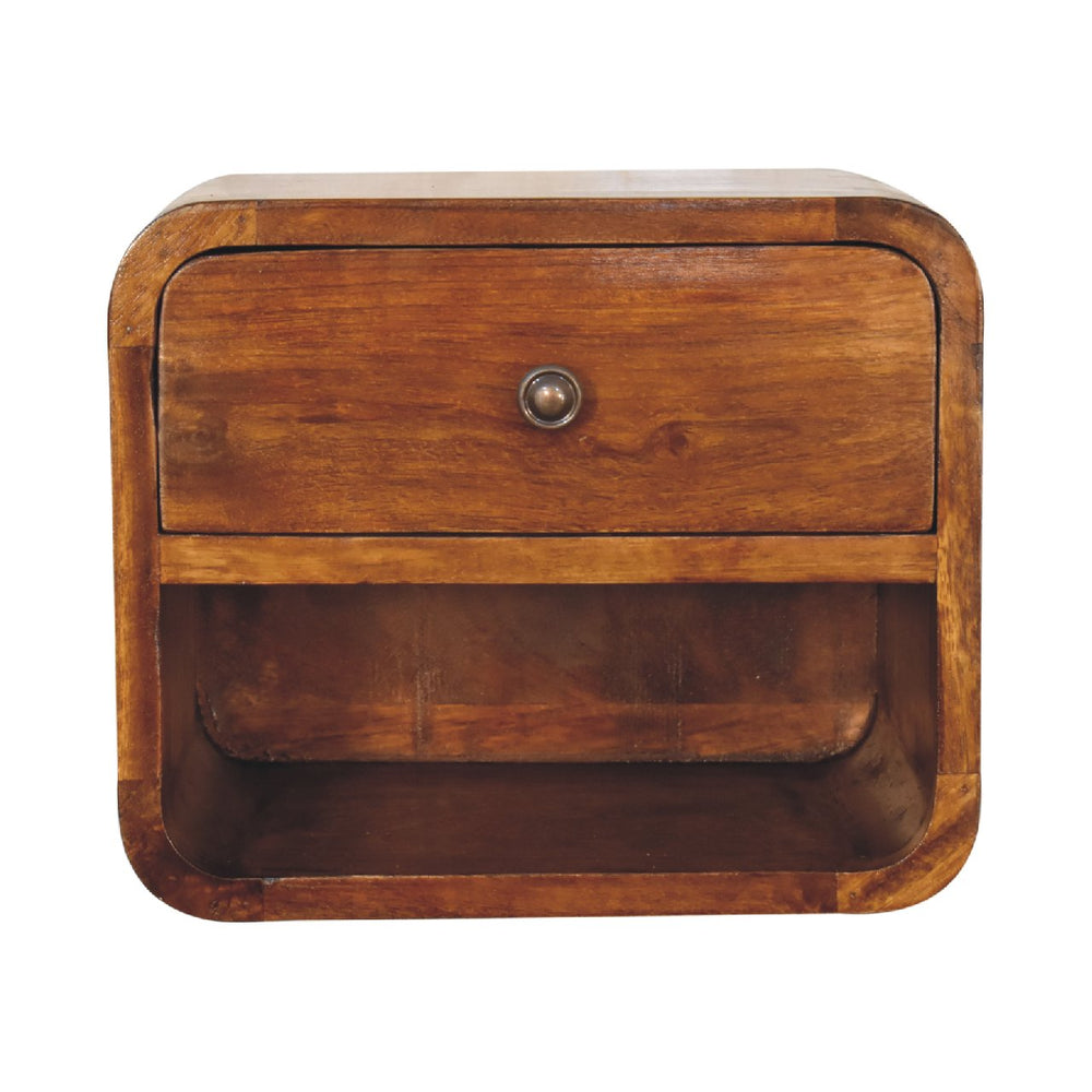Aluna Mini Curve Floating Nightstand