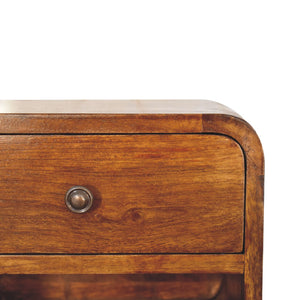 Aluna Mini Curve Floating Nightstand