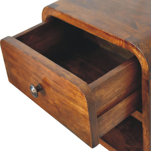 Aluna Mini Curve Floating Nightstand