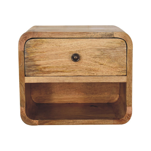 Aluna Mini Oakish Floating Open Nightstand