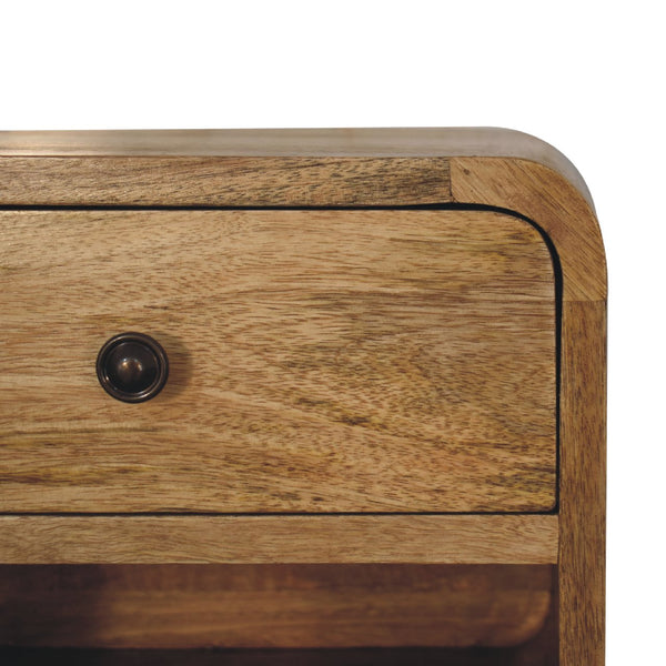 Aluna Mini Oakish Floating Open Nightstand