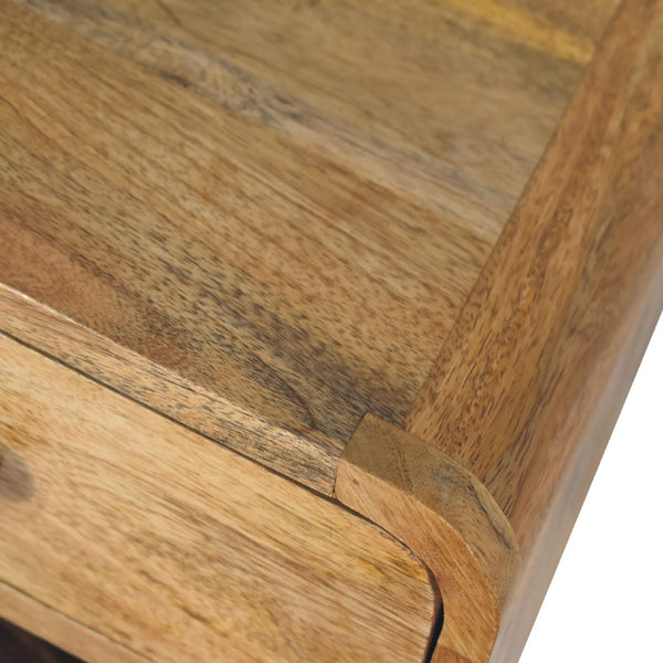 Aluna Mini Oakish Floating Open Nightstand