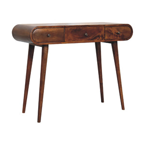 Aluna Chestnut Mirror Dressing Table