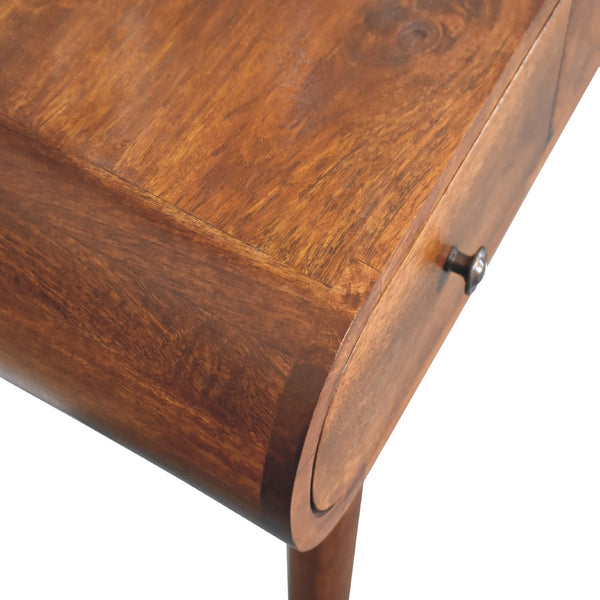 Aluna Chestnut Mirror Dressing Table