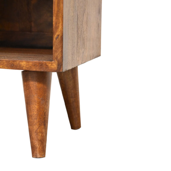 Aluna Mini Manila Gold 1 Drawer Nightstand