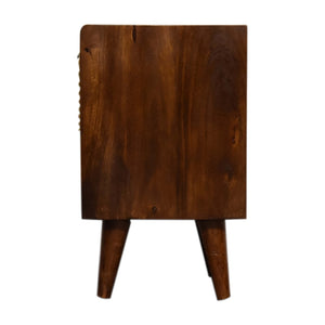 Aluna Mini Manila Gold 1 Drawer Nightstand