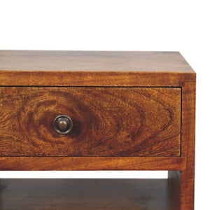 Aluna Mini Classic Multi Chestnut Nightstand