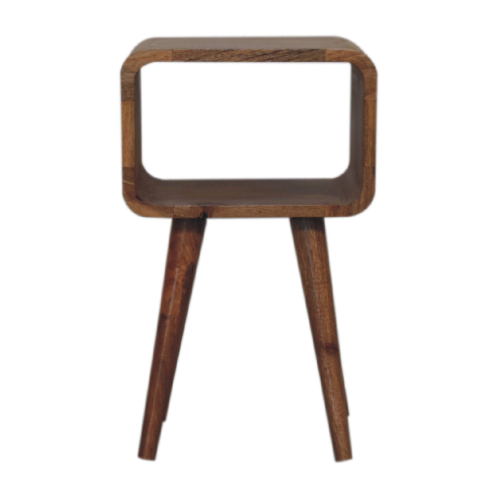 Aluna Mini Curved Open Nightstand