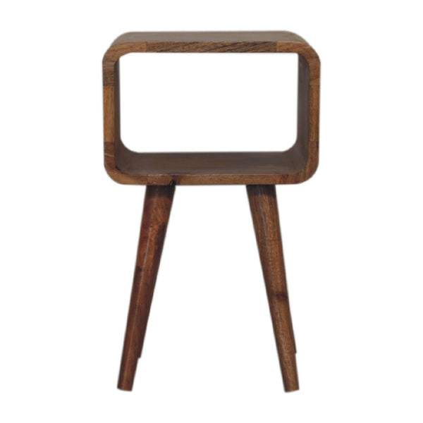 Aluna Mini Curved Open Nightstand