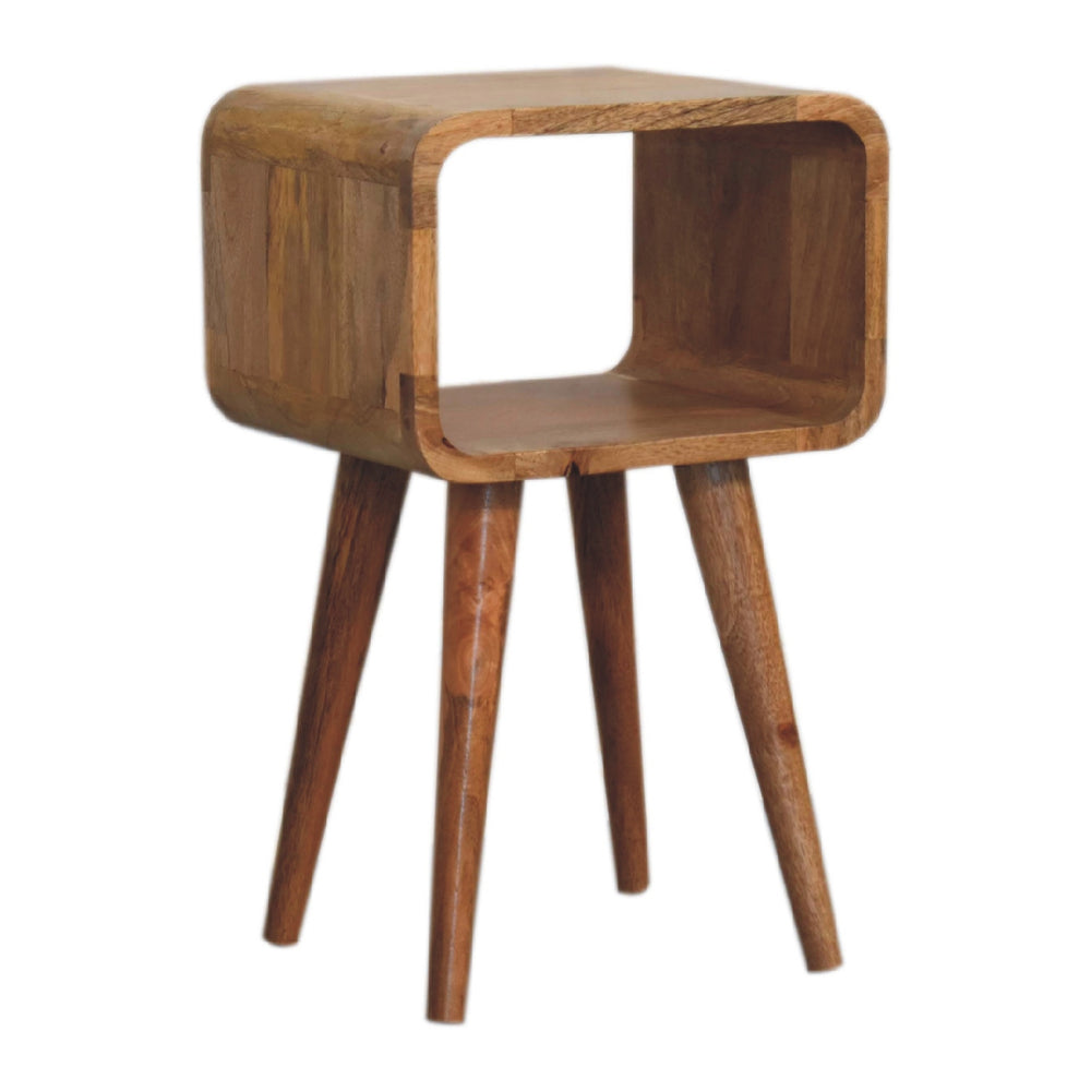 Aluna Mini Curved Open Nightstand