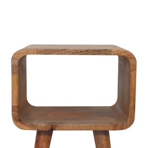 Aluna Mini Curved Open Nightstand