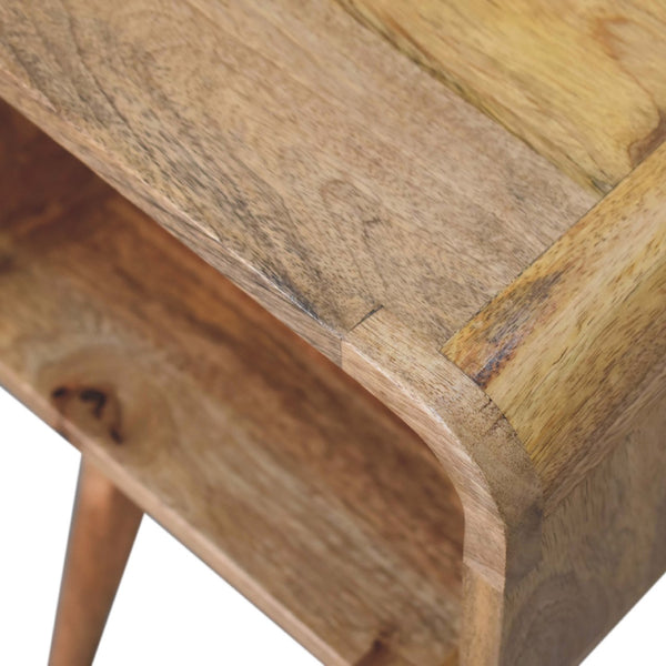 Aluna Mini Curved Open Nightstand