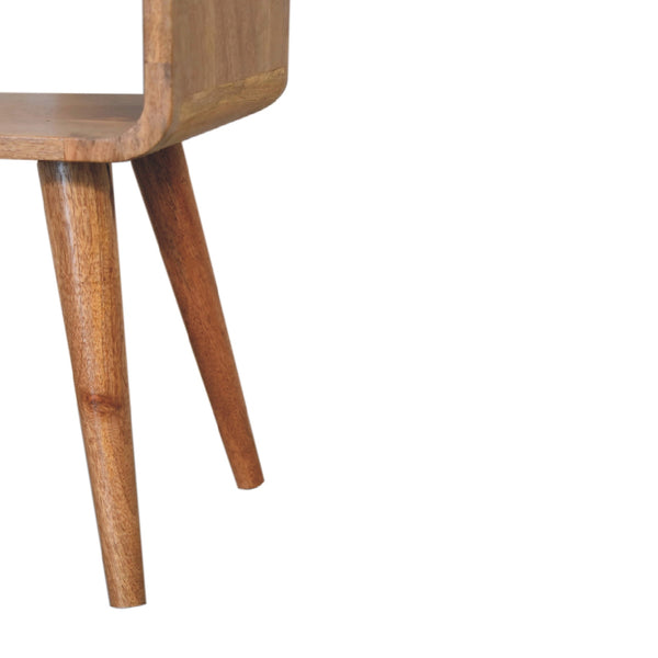 Aluna Mini Curved Open Nightstand