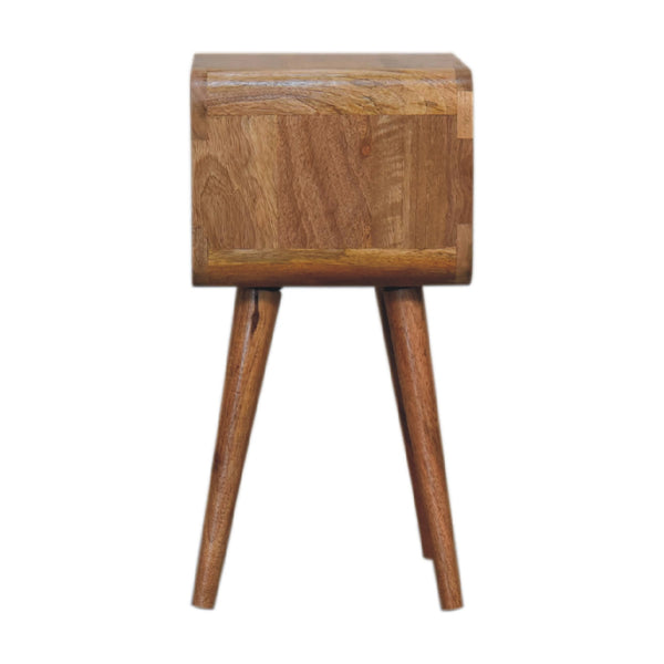 Aluna Mini Curved Open Nightstand