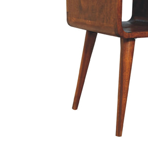 Aluna Mini Chestnut Curve Lower Nightstand