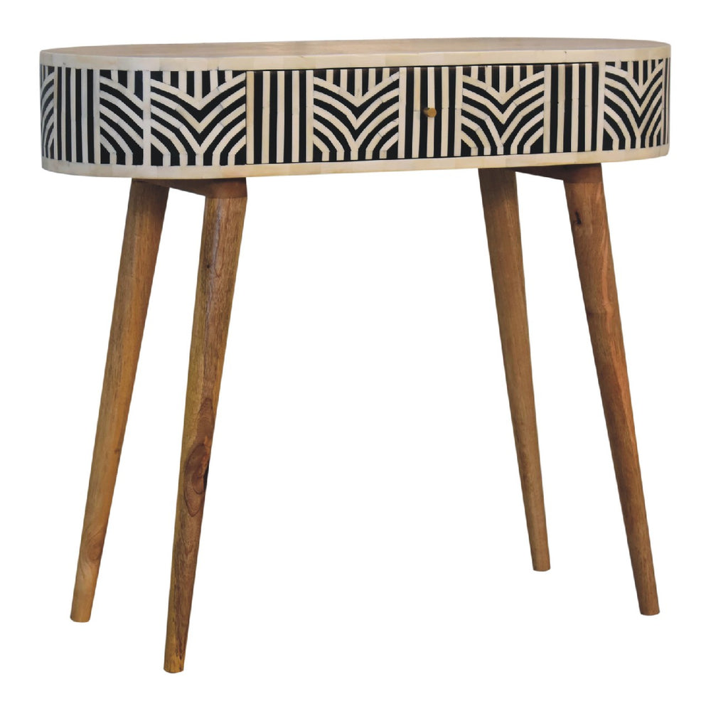 Aluna Edessa Bone Inlay Console Table