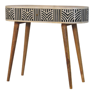 Aluna Edessa Bone Inlay Console Table
