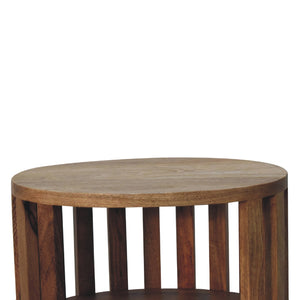 Aluna Ariella Double Shelf Nightstand