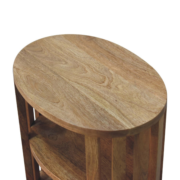 Aluna Ariella Double Shelf Nightstand