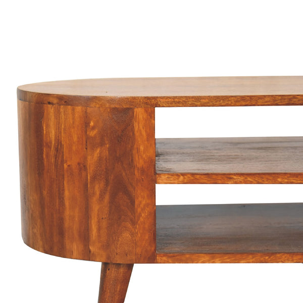 Aluna Cortez Chestnut TV Stand