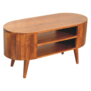 Aluna Cortez Chestnut TV Stand