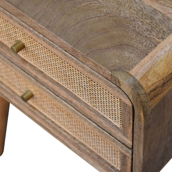 Aluna Close-knit 2 Drawer Nightstand