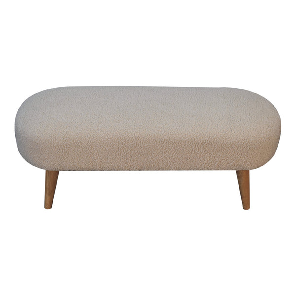 Aluna Boucle Hallway Bench