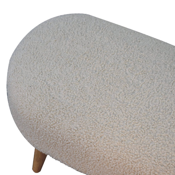 Aluna Boucle Hallway Bench