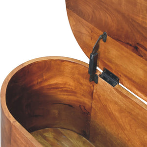 Aluna Chestnut Rounded Lid up Chest