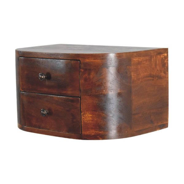 Aluna Lunar 2 Drawer Floating Nightstand