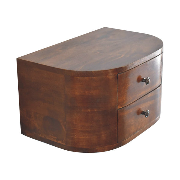 Aluna Lunar 2 Drawer Floating Nightstand