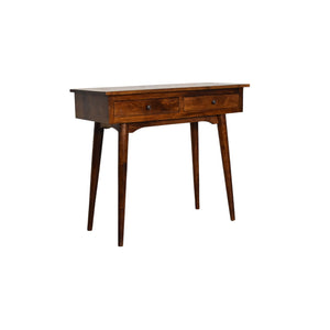 Aluna Chestnut Hallway 2 Drawer Console Table