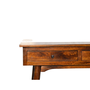 Aluna Chestnut Hallway 2 Drawer Console Table