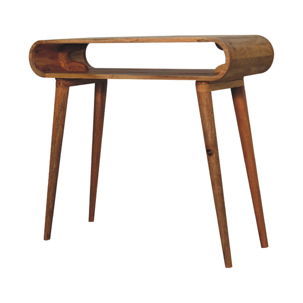 Aluna Amaya Oakish Nordic Style Console Table