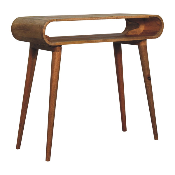 Aluna Amaya Oakish Nordic Style Console Table