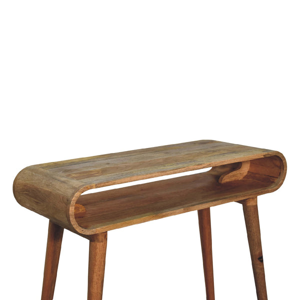 Aluna Amaya Oakish Nordic Style Console Table