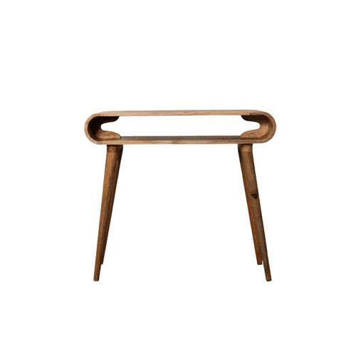 Aluna Amaya Oakish Nordic Style Console Table