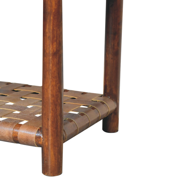Aluna Chestnut T-Bar Bedside