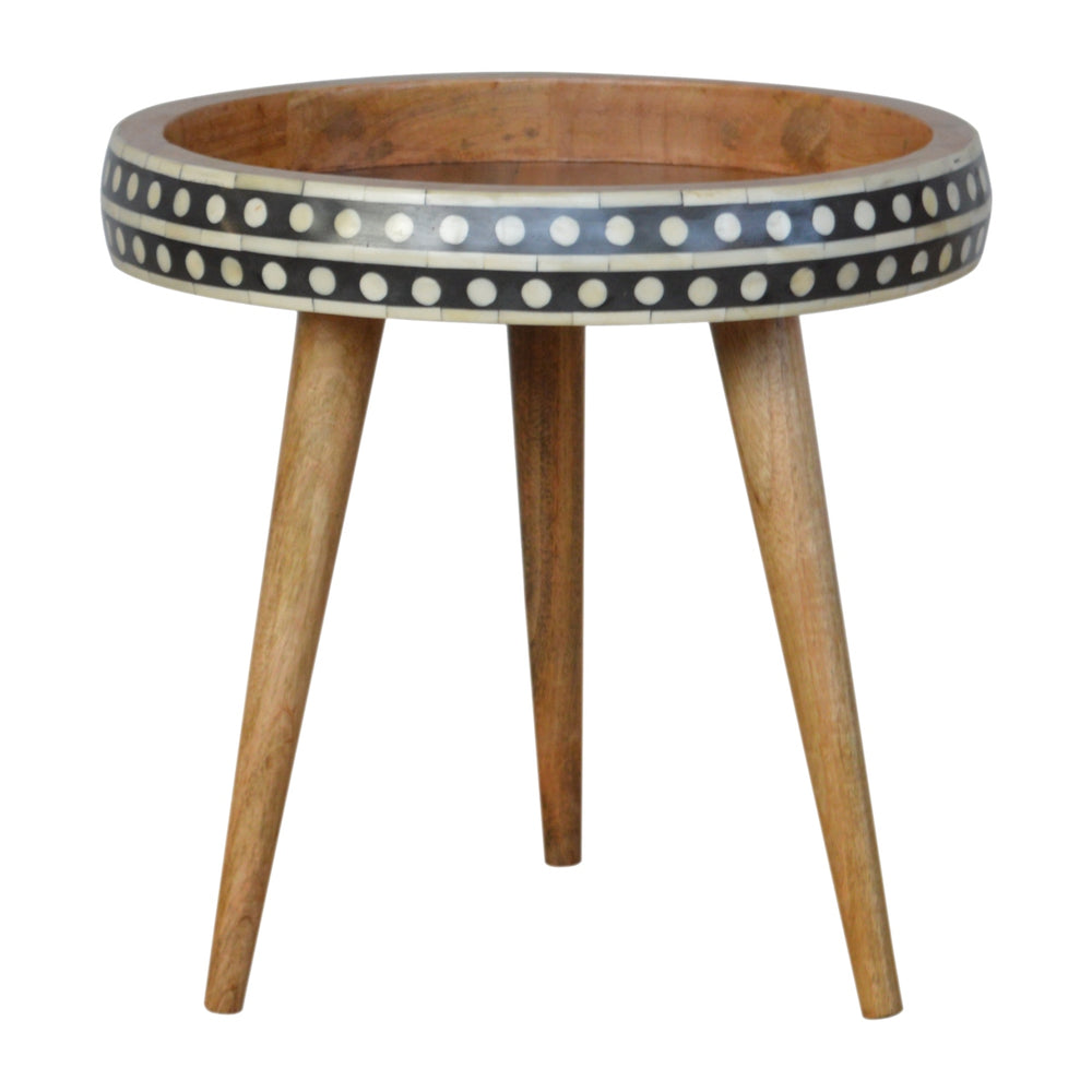 Aluna Small Dotted End Table