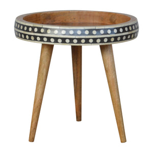 Aluna Small Dotted End Table