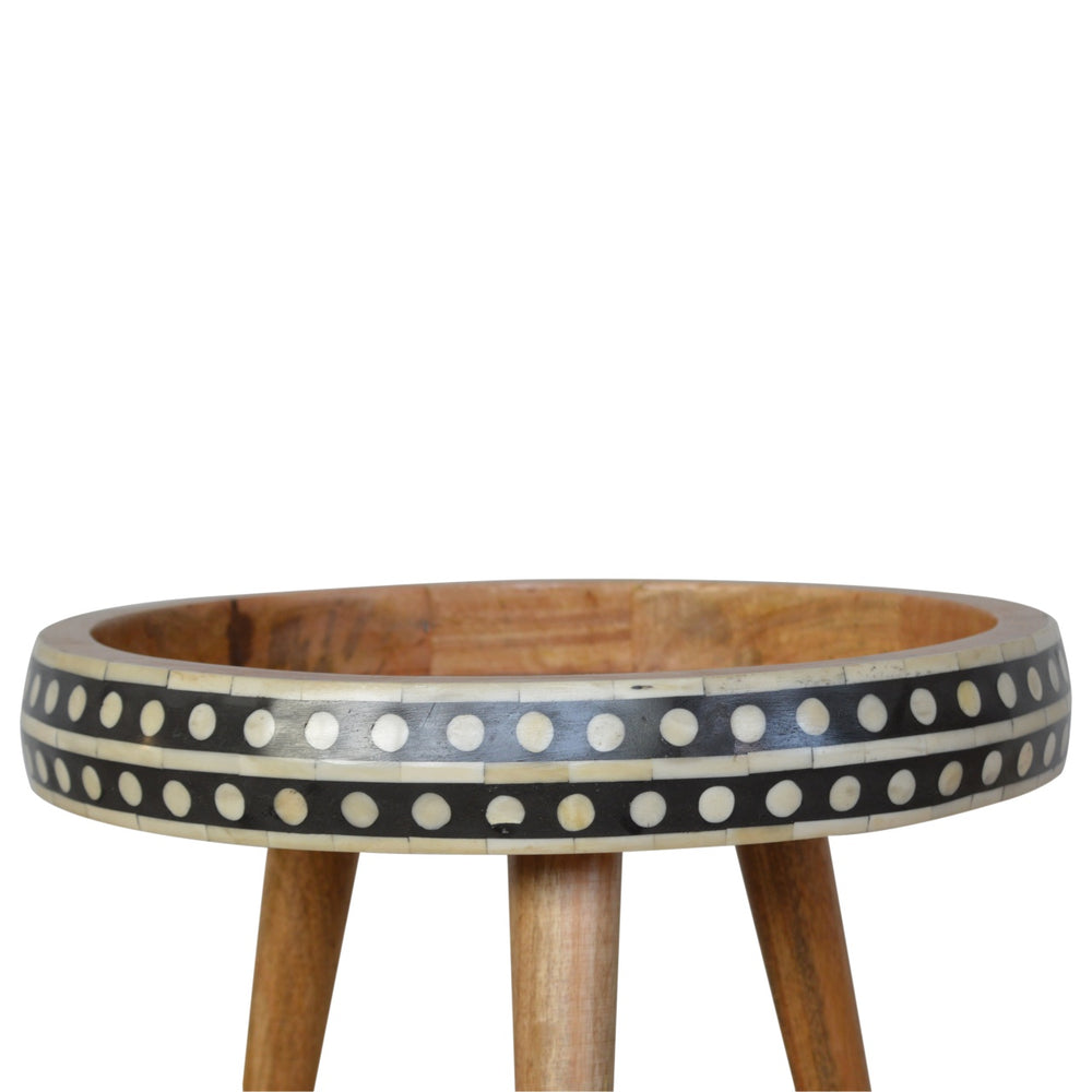 Aluna Small Dotted End Table